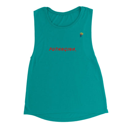 PUTANGINA. on Women's Muscle Tank Top