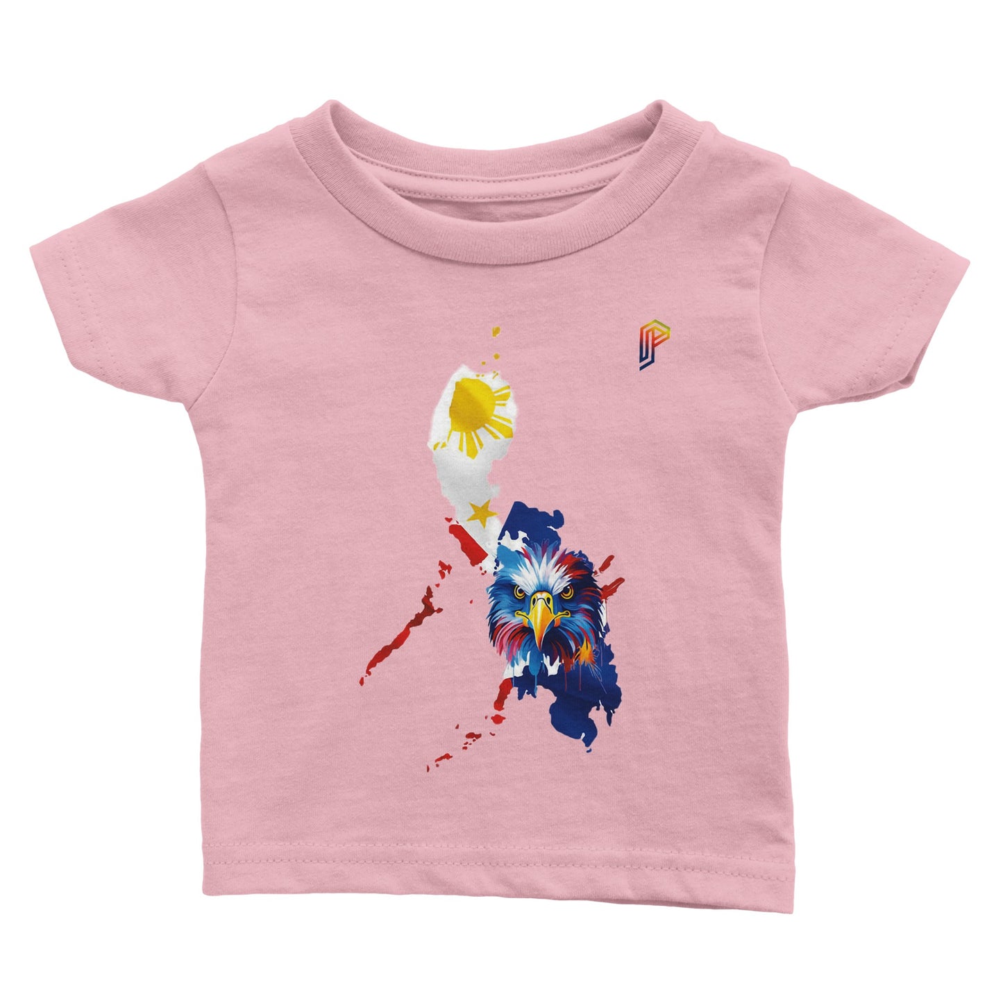 Philippine Islands with Agila on Baby Crewneck T-Shirt