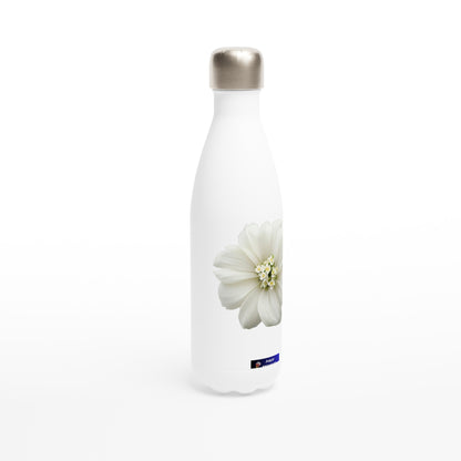 Philippine Sampaguita on White 17oz Stainless Steel Water Bottle