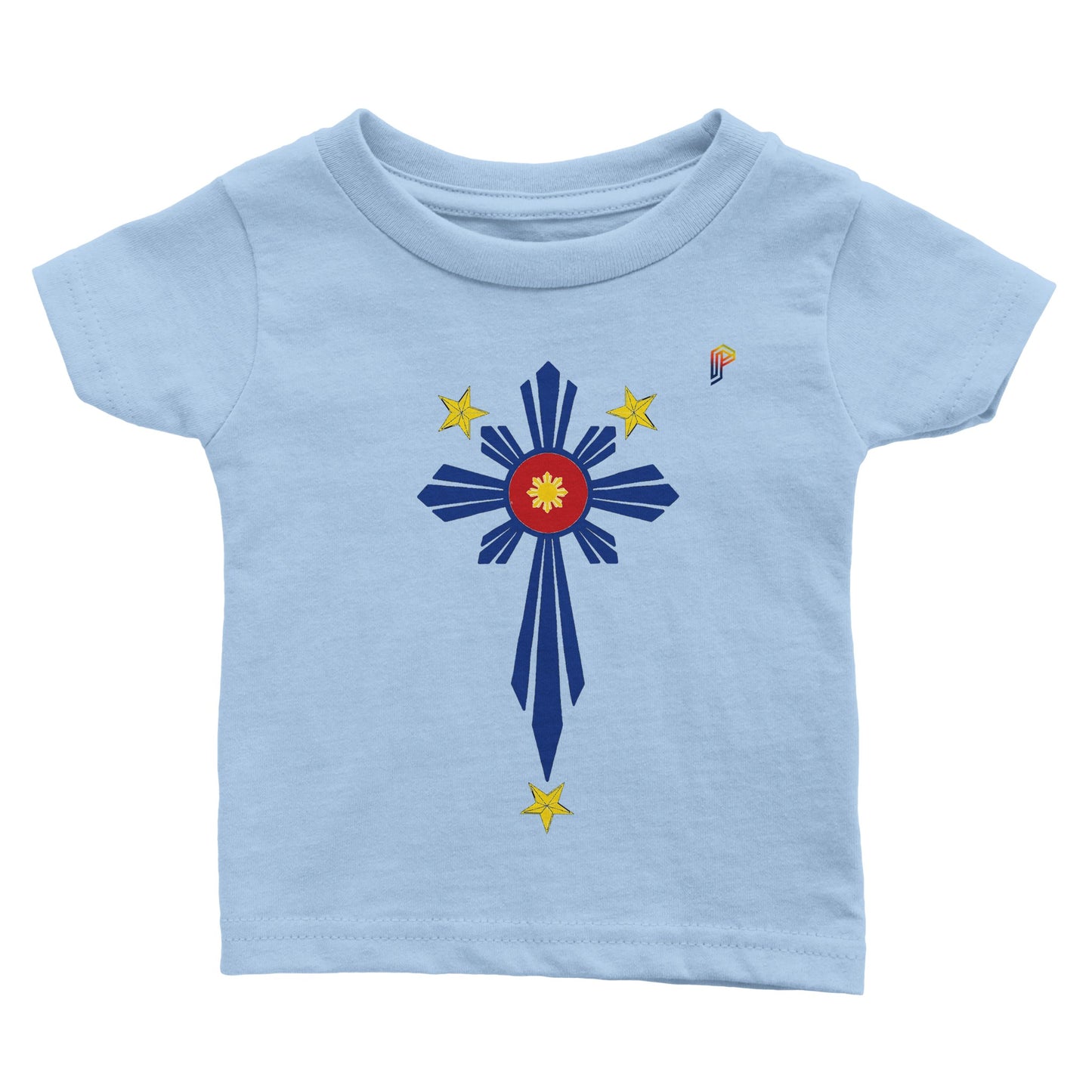 Philippine Cross on Baby Crewneck T-Shirt