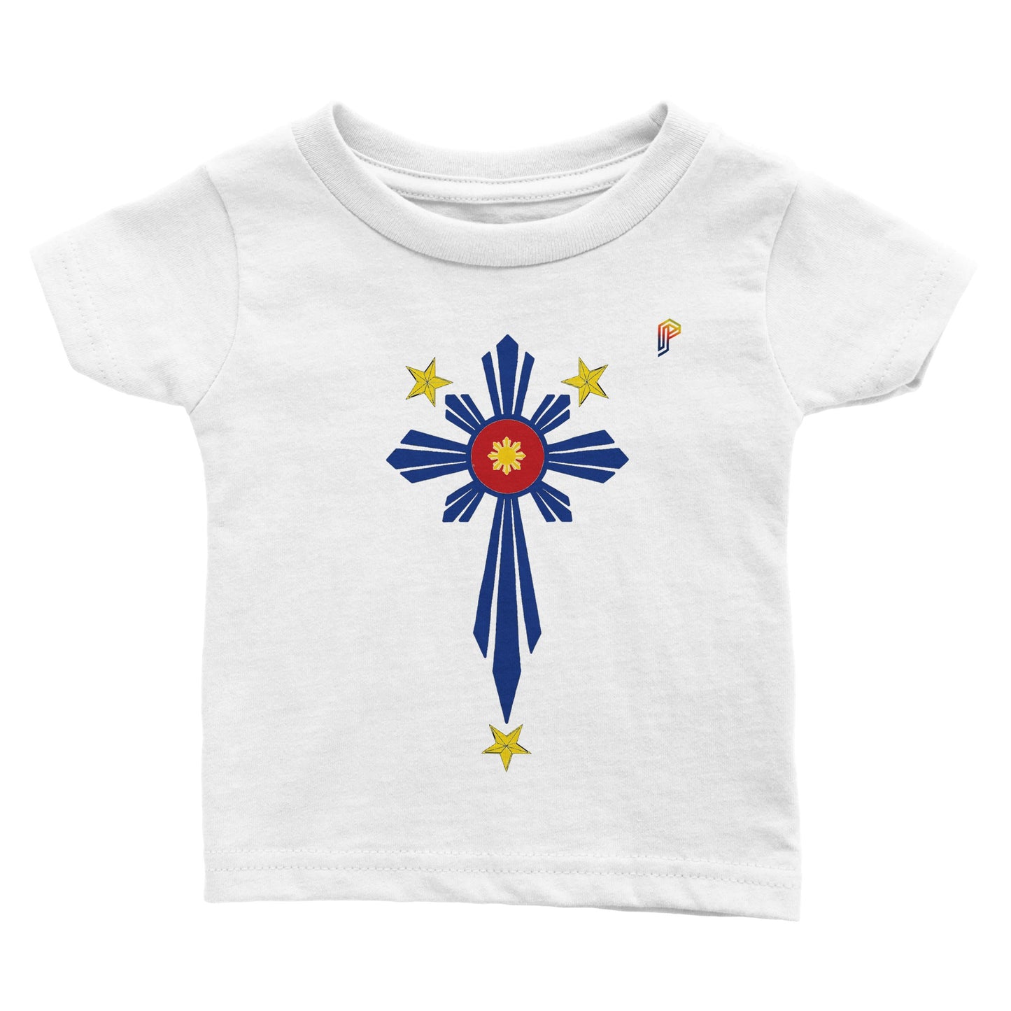 Philippine Cross on Baby Crewneck T-Shirt