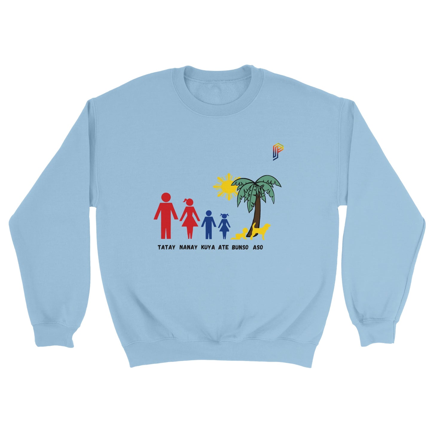 Philippine Family on Women's Crewneck Sweatshirt