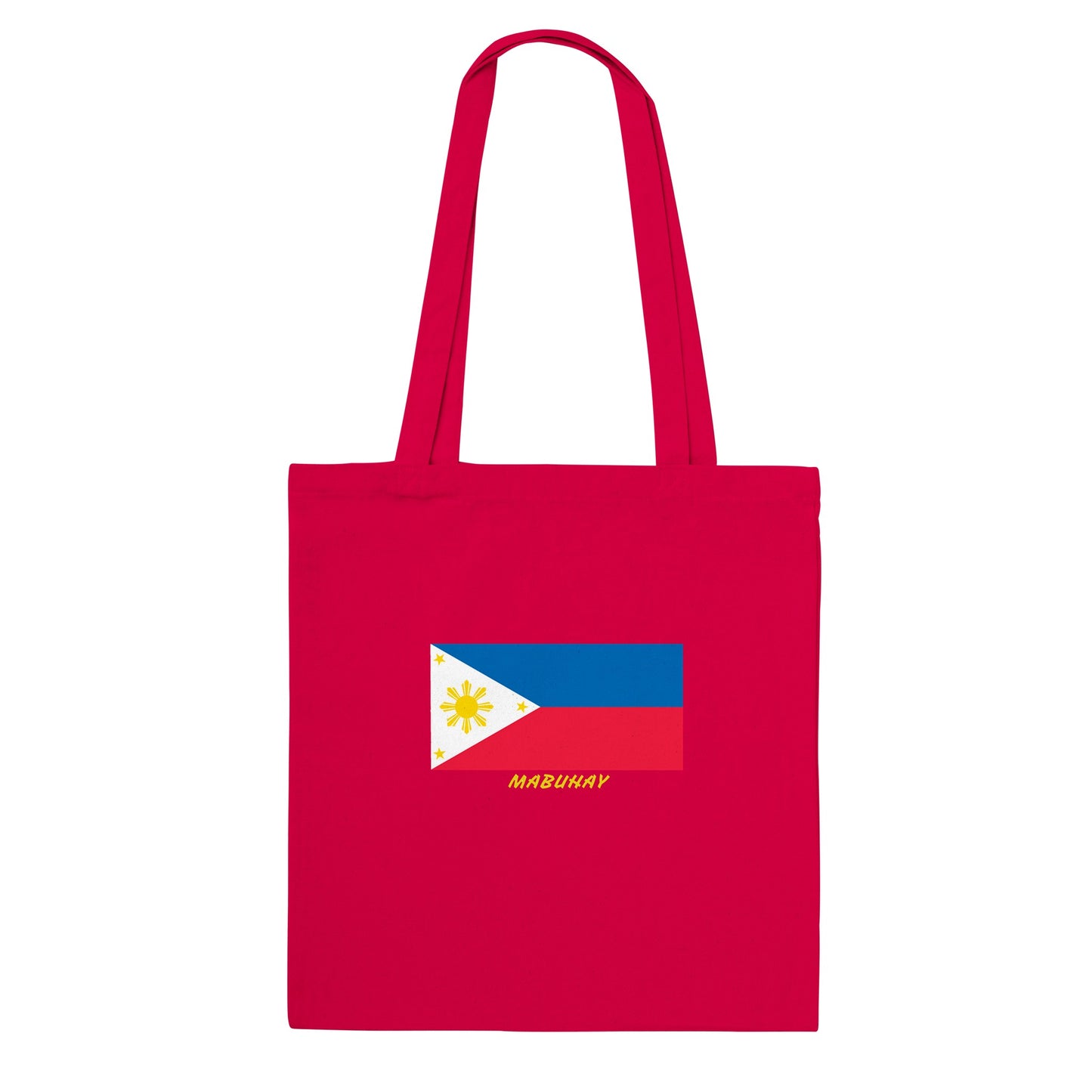 Philippine Flag Mabuhay on Classic Tote Bag