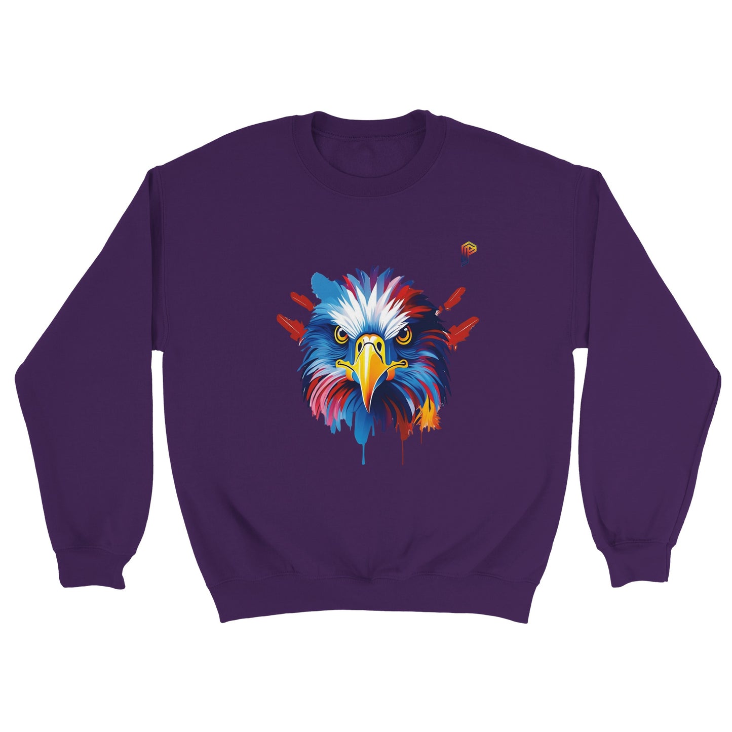 Philippine Agila Colorful on Women's Crewneck Sweatshirt