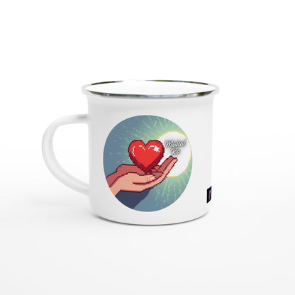 Mahal Ko on White 12oz Enamel Mug