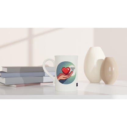 Mahal Ko on White 10oz Slim Porcelain Mug