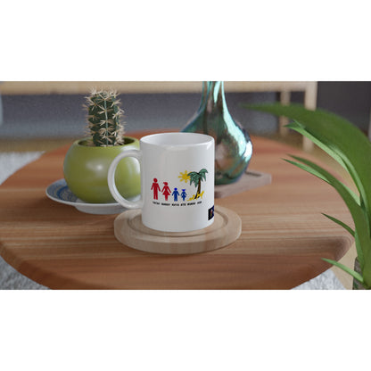 Philippine Family on White 11oz Ceramic Mug